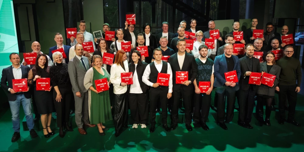 "Michelin" balvu pasniegšanas ceremonija (foto: Juris Rozenbergs)