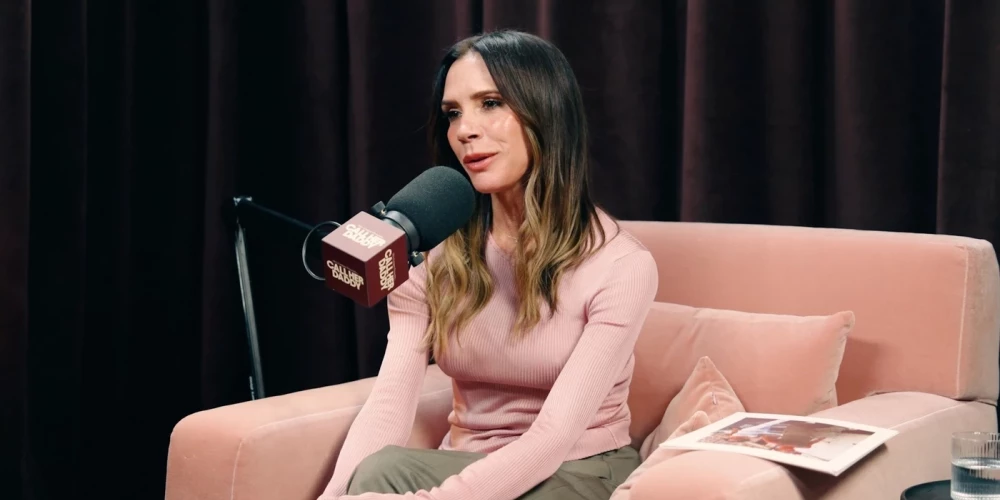 Viktorija Bekhema podkāstā “Call Her Daddy”.