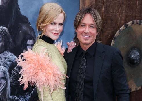 Nikola Kidmena un Kīts Urbans.