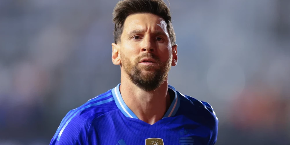 Argentīniešu futbola zvaigzne Lionels Mesi.