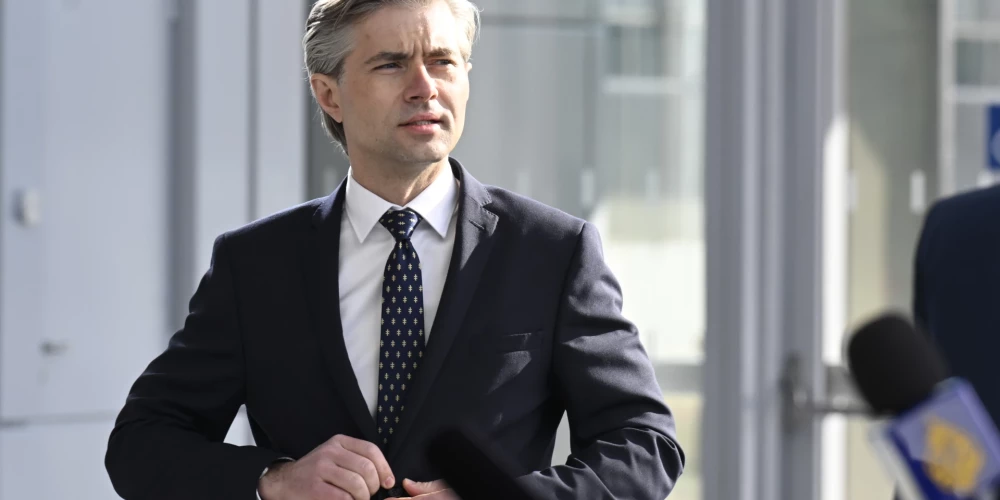 Lietuvas ārlietu ministrs Ķēstutis Budris (Kęstutis Budrys).