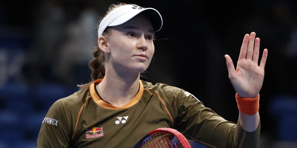 Kazahstānas tenisiste Jeļena Ribakina kļuvusi par pēdējo "WTA Finals" dalībnieci.