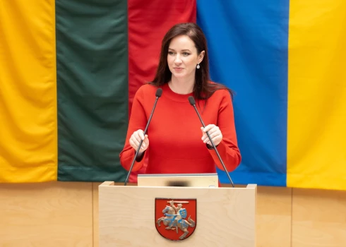 Премьер-министр Литвы Инга Ругинене. 