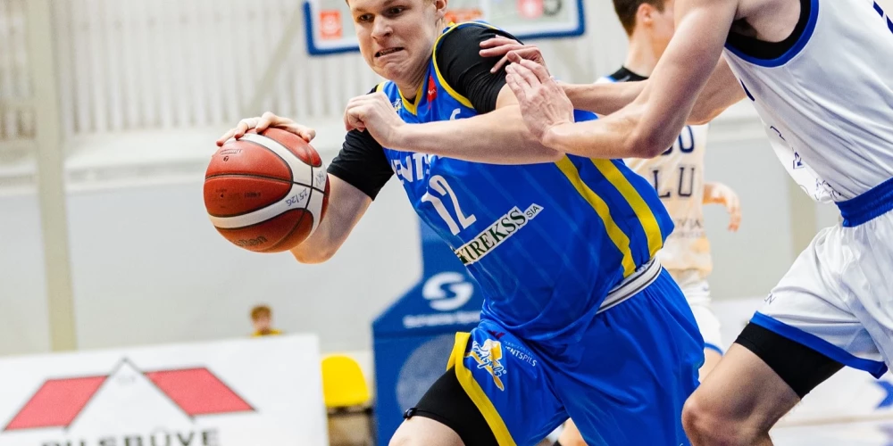 "Ventspils" mērojas spēkiem ar "Latvijas Universitāti" (foto: "BC Ventspils" / Facebook)