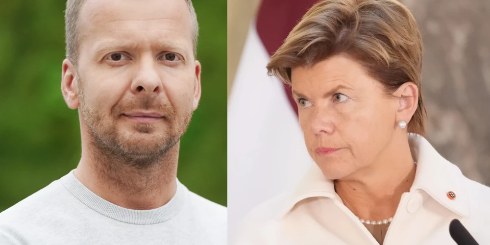 Алексей Росликов и Байба Браже.