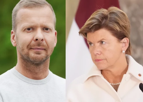 Алексей Росликов и Байба Браже.