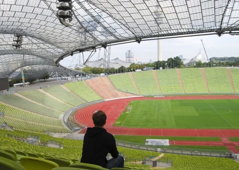 Олимпийский стадион в Мюнхене.