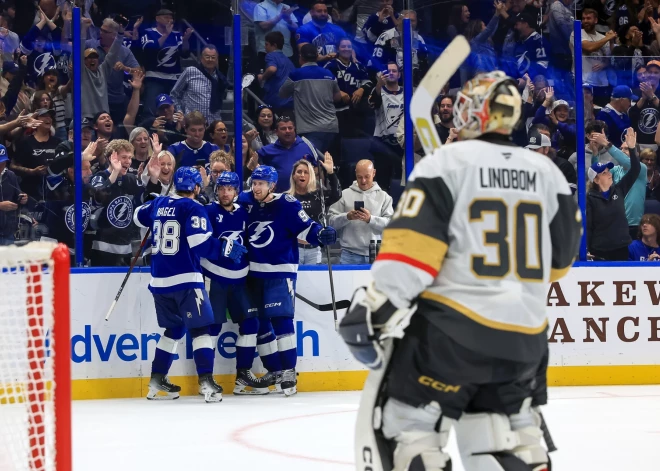 Girgensona “Lightning” papildlaikā uzvar “Golden Knights” un gūst otro panākumu pēc kārtas