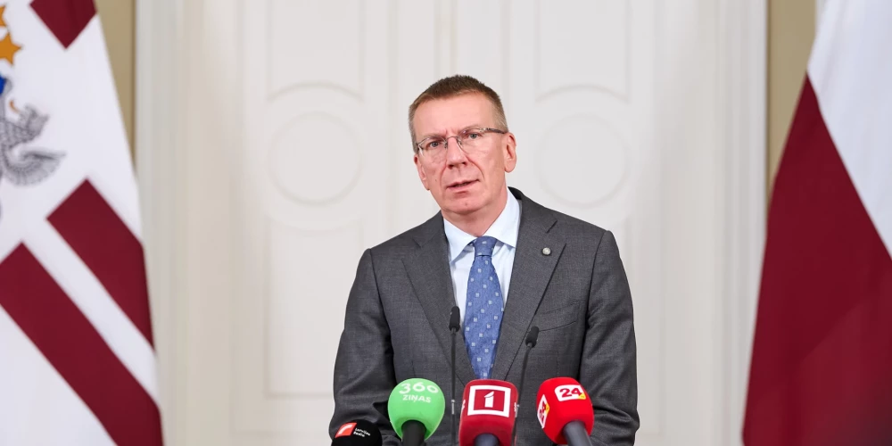 Latvijas prezidents Edgars Rinkēvičs.