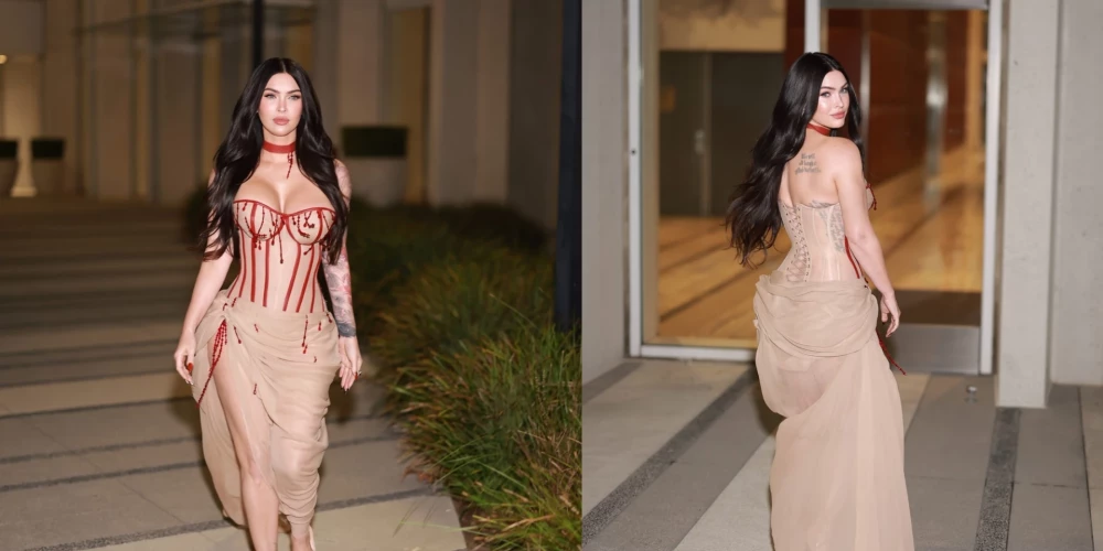 Меган Фокс снова в центре внимания — и как всегда, с безупречным чувством стиля.