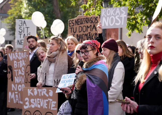 В среду протестующие против выхода из Стамбульской конвенции снова соберутся в центре Риги
