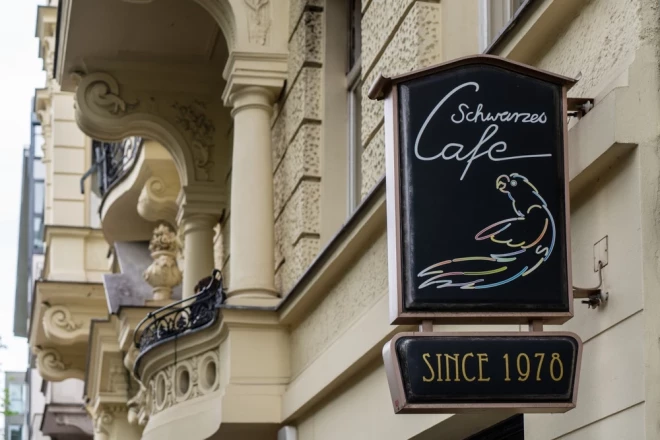 Ikoniskā "Schwarzes Cafe"