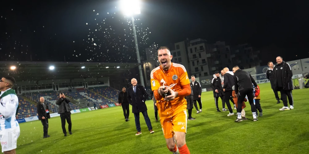 Krišjānis Zviedris pēc čempiontitula izcīnīšanas.