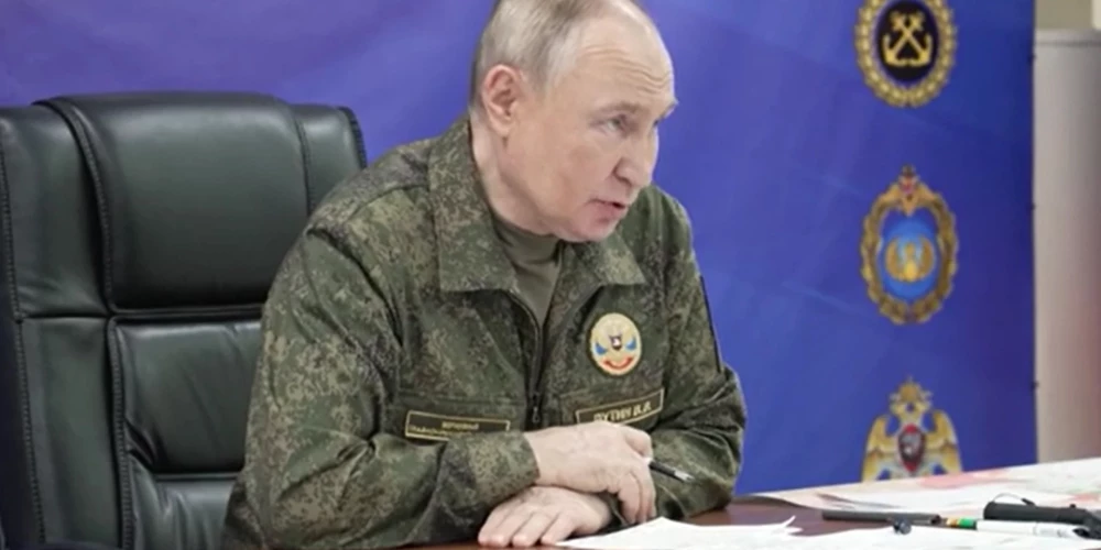 Krievijas diktators Vladimirs Putins. 