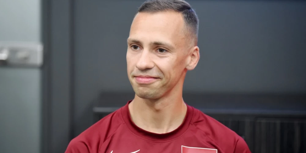 Latvijas soļotājs Raivo Saulgriezis. 