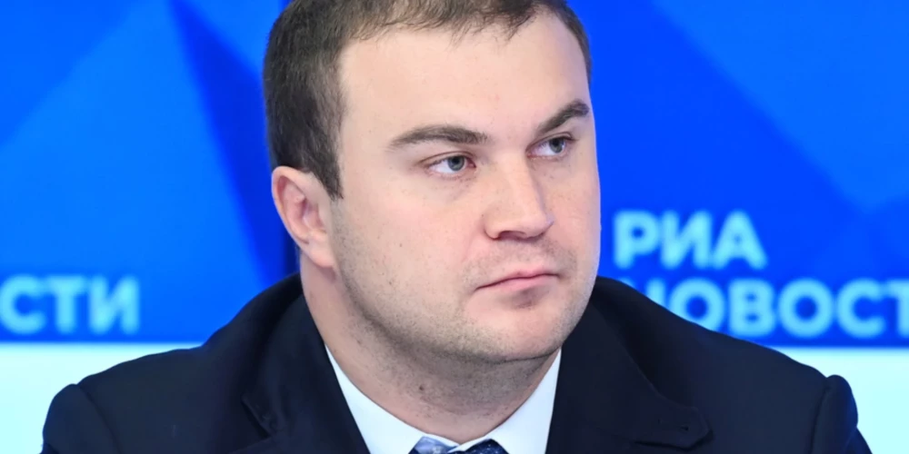 Krievijas Omskas apgabala gubernators Vitālijs Hocenko (ekrānuzņēmums no "X")