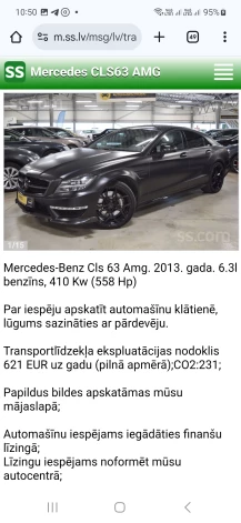 Lauras Vizlas melno mersedesu, ko reiz dāvinājis Porziņģis, tagad iespējams nopirkt par teju 40 tūkstošiem eiro.