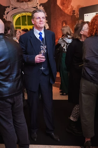 Einars Repše filmas izrādīšanā "Riga IFF" atklāšanā.