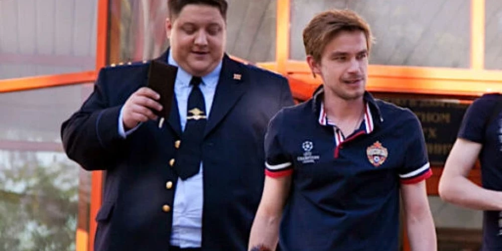 Роман Попов и Александр Петров в сериале "Полицейский с Рублевки".