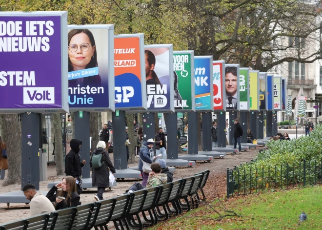 Nīderlandē notiek parlamenta vēlēšanas