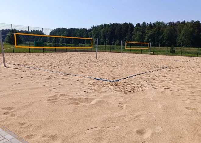 Garciemā būs jauns pludmales volejbola un 3x3 basketbola laukums