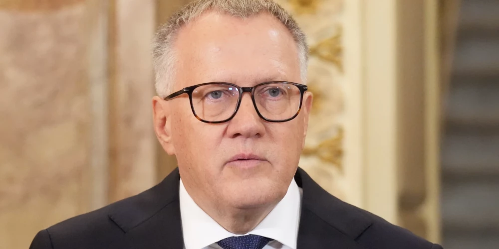 Finanšu ministrs Arvils Ašeradens. 