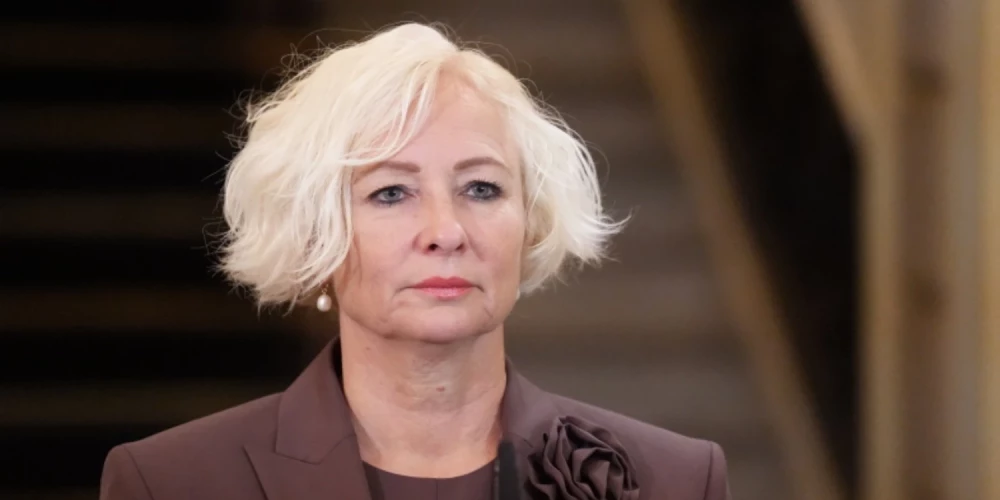 Saeimas priekšsēdētāja Daiga Mieriņa (ZZS).