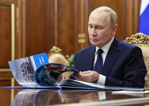 Krievijas vadonis Vladimirs Putins.