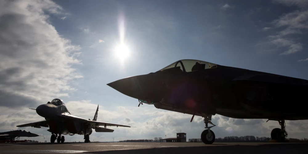 MiG-29 and F-35 lidmašīnas./Ilustratīvs attēls.