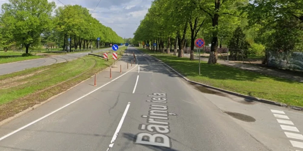 На перекрёстке Бариню и Узварас сужают проезжую часть — появится переход и освещение.