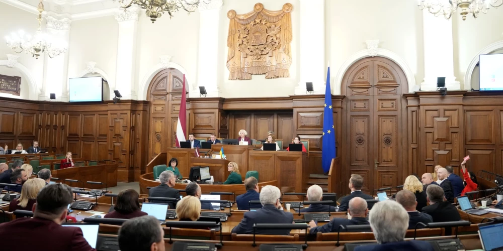 Заседание Сейма.