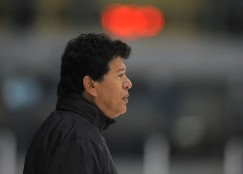 Bijušais Latvijas hokeja izlases galvenais treneris Teds Nolans.