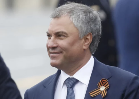  Krievijas Valsts domes priekšsēdētājs Vjačeslavs Volodins.
