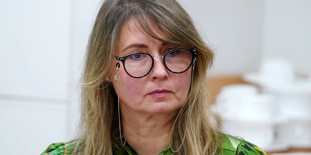 Biedrības "Skalbes" valdes priekšsēdētāja Anda Švinka.