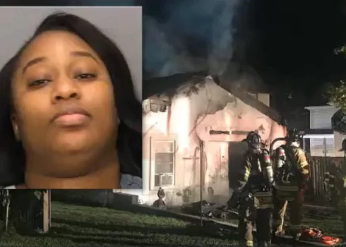 Teja Rasela un viņas nodarītā postaža (ekrānuzņēmums no video)