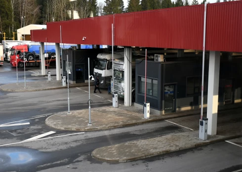 КПП "Патарниеки" в Латвии продолжает принимать транспорт, следующий из Беларуси.