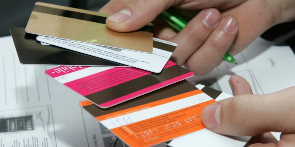 Bankas kartes./Ilustratīvs attēls.