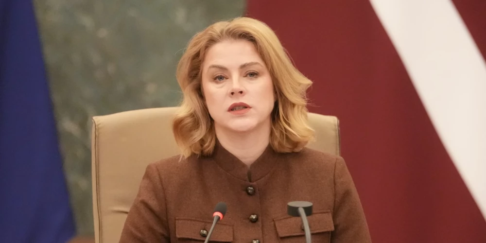 Премьер-министр Эвика Силиня.