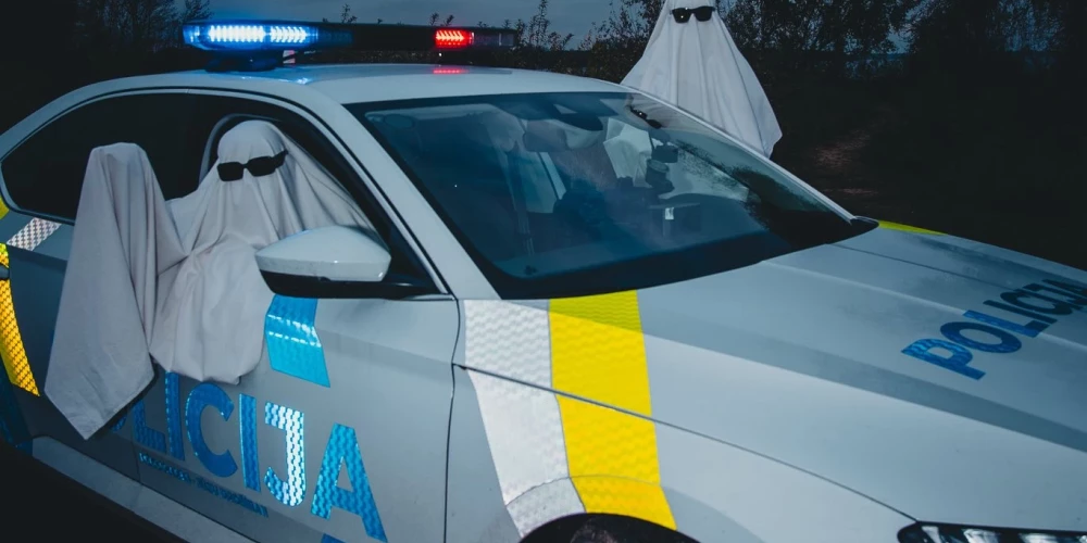 Госполиция тоже готовится к Хэллоуину.