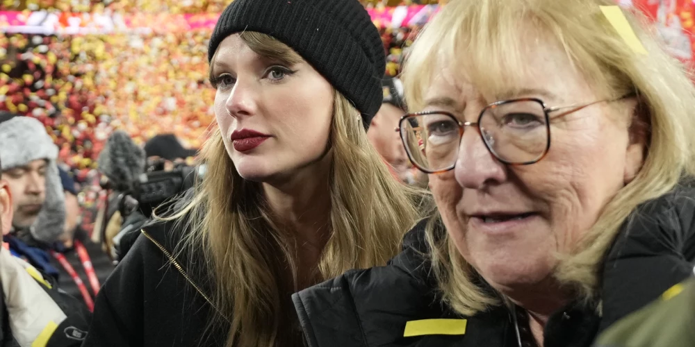 Teilore Svifta ar nākamo vīramāti Donnu Kelsiju.