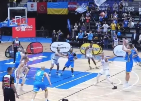 "Ventspils" iemet izšķirošo trīnīti (ekrānuzņēmums no video)