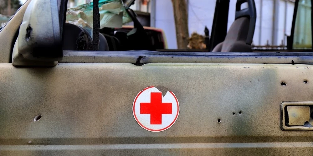 Волонтерская скорая помощь в Украине.