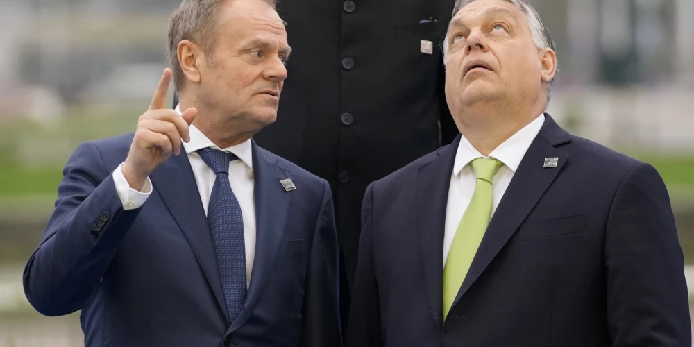 Orbāns uzbrūk Tuskam platformā “X”.