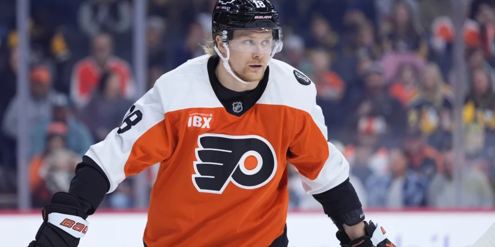 Latvijas uzbrucējs Rodrigo Ābols.