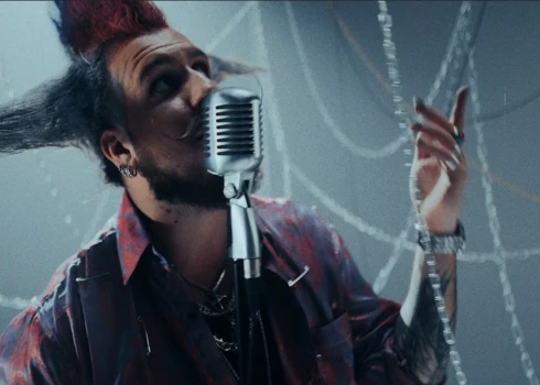 Rokmūziķis Miks Galvanovskis.