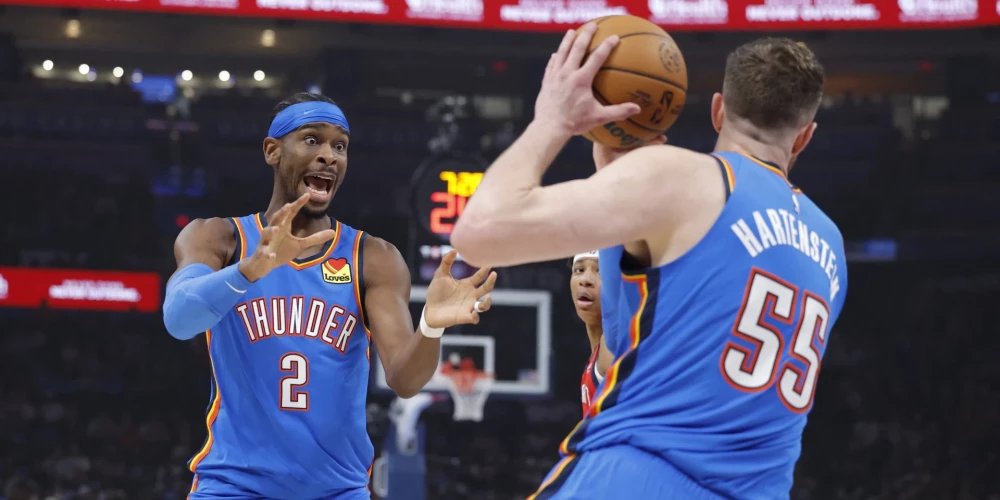 Spītējot virknei savainojumu, pašreizējie NBA čempioni "Thunder" sezonu iesākuši vareni.