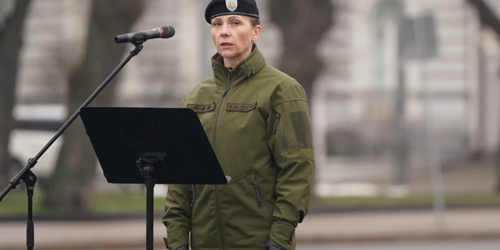  Командир штаба батальона Национальных вооружённых сил полковник Антонина Блёдоне.