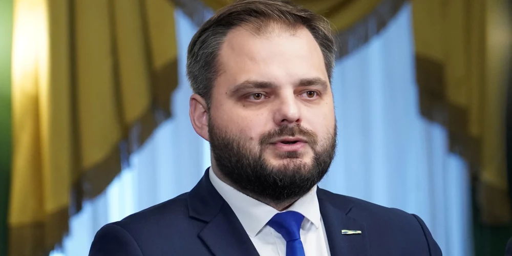 "Jaunās vienotības" (JV) Saeimas frakcijas vadītājs Edmunds Jurēvics.