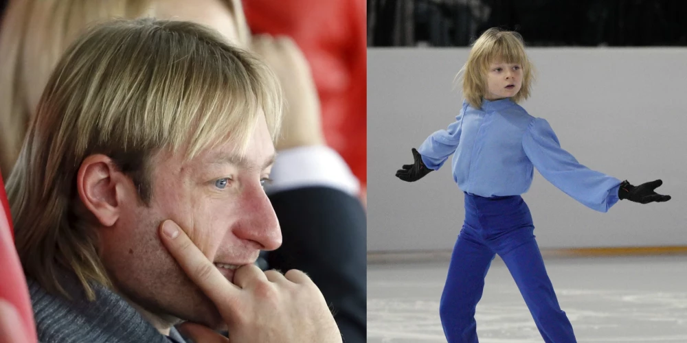 Евгений и Александр Плющенко.