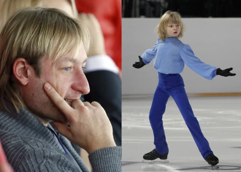 Евгений и Александр Плющенко.